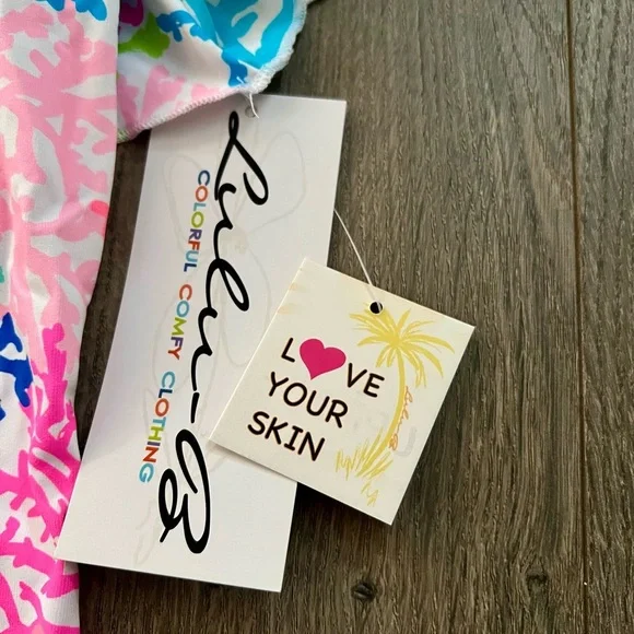 Lulu B Coral Reef Print UPF 50+ Cooling Shift Dress NWT M New With Tags medium​ - Picture 9 of 10